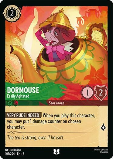 Image for Dormouse - Easily Agitated (103/204) [Reign of Jafar] - Disney Lorcana