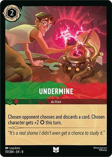 Image for Undermine (117/204) [Reign of Jafar] - Disney Lorcana