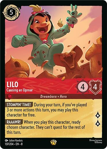 Image for Lilo - Causing an Uproar (137/204) [Reign of Jafar] - Disney Lorcana