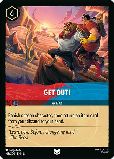 Image for Get Out! (148/204) [Reign of Jafar] - Disney Lorcana
