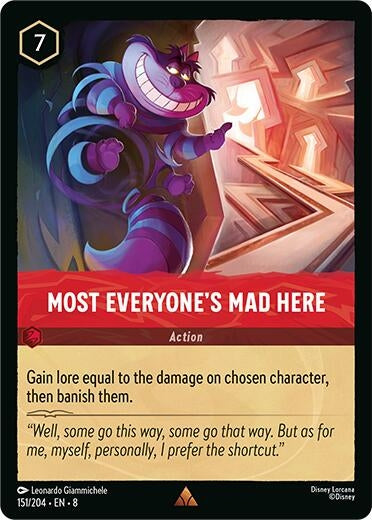 Image for Most Everyone's Mad Here (151/204) [Reign of Jafar] - Disney Lorcana