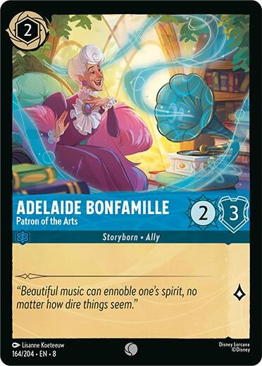 Image for Adelaide Bonfamille - Patron of the Arts (164/204) [Reign of Jafar] - Disney Lorcana