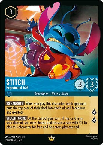 Image for Stitch - Experiment 626 (166/204) - Disney Lorcana