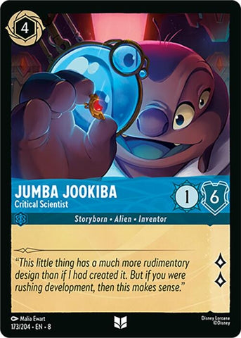Image for Jumba Jookiba - Critical Scientist (173/204) [Reign of Jafar] - Disney Lorcana