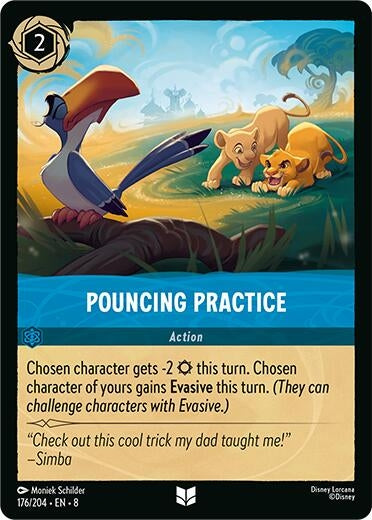 Image for Pouncing Practice (176/204) [Reign of Jafar] - Disney Lorcana