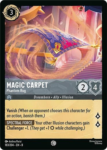 Image for Magic Carpet - Phantom Rug (183/204) [Reign of Jafar] - Disney Lorcana