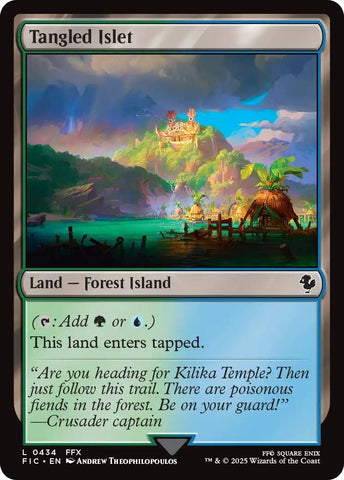 Image for Tangled Islet (434) (Commander: FINAL FANTASY) - Magic: The Gathering