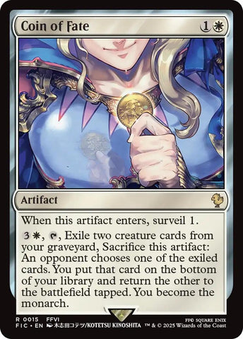 Image for Coin of Fate (15) (Commander: FINAL FANTASY) - Magic: The Gathering