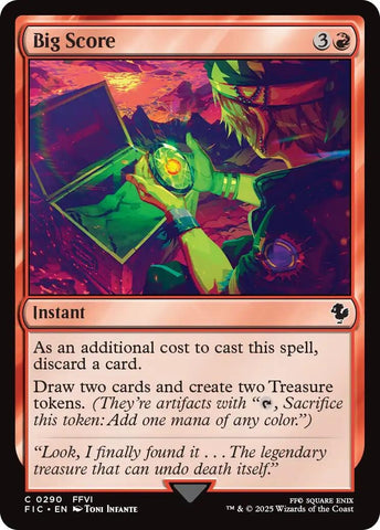Image for Big Score (290) (Commander: FINAL FANTASY) - Magic: The Gathering