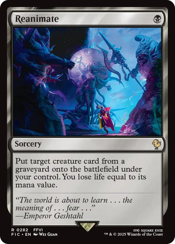 Image for Reanimate (282) (Commander: FINAL FANTASY) - Magic: The Gathering