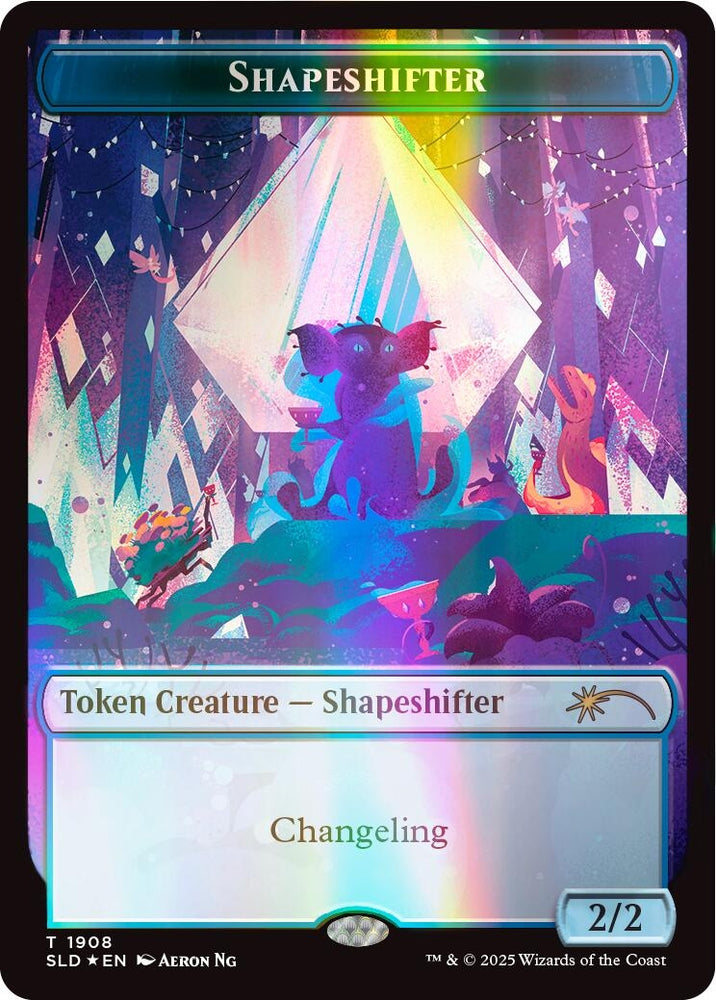 Image for Shapeshifter Token (1908) (Double Rainbow Foil) (1908) - Magic: The Gathering
