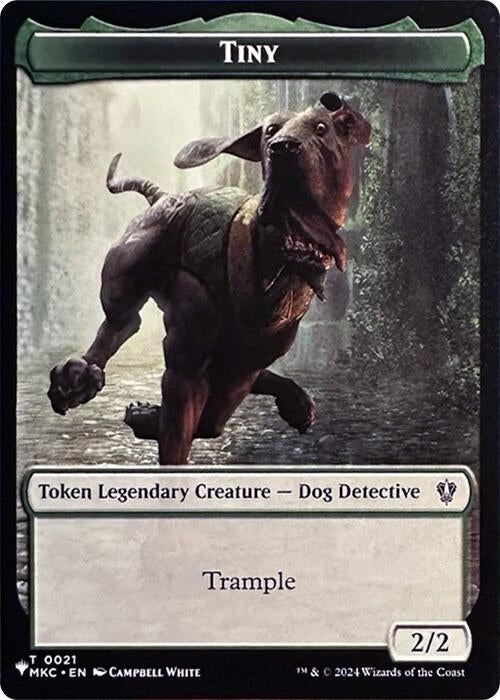 Image for Tiny // City's Blessing Double-Sided Token (21 // 17) (The List Reprints) - Magic: The Gathering