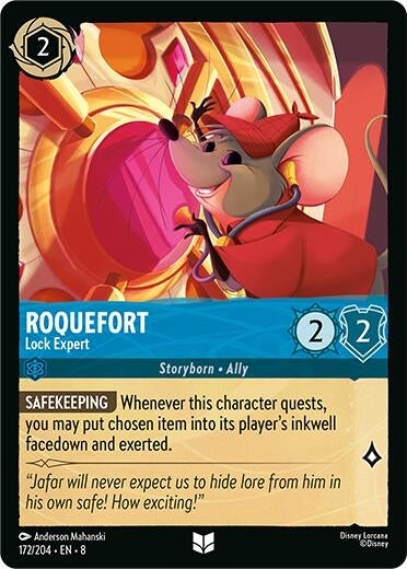 Image for Roquefort - Lock Expert (172/204) [Reign of Jafar] - Disney Lorcana