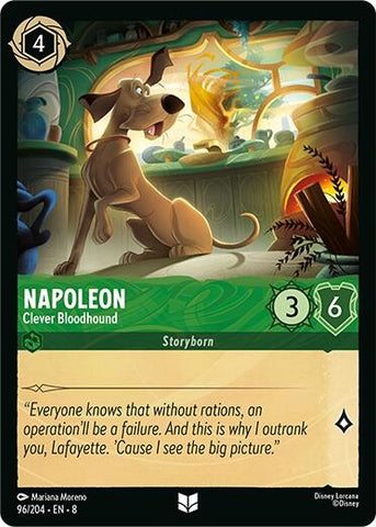 Image for Napoleon - Clever Bloodhound (96/204) [Reign of Jafar] - Disney Lorcana
