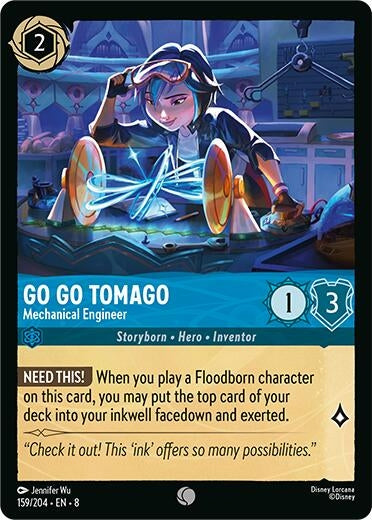 Image for Go Go Tomago - Mechanical Engineer (159/204) [Reign of Jafar] - Disney Lorcana