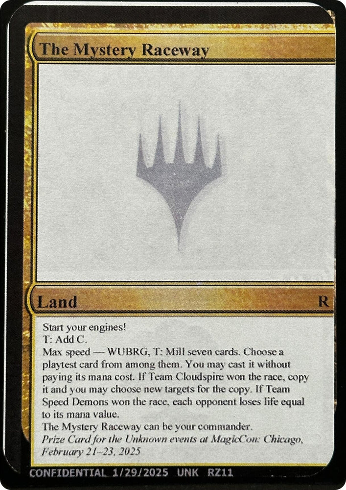 Image for The Mystery Raceway - Magic: The Gathering
