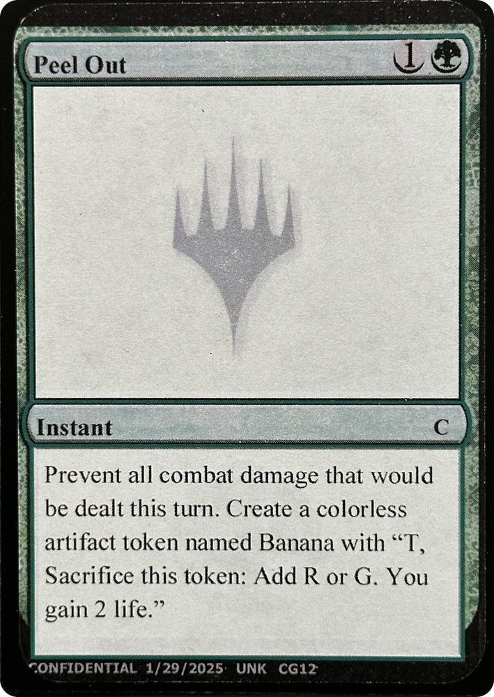 Image for Peel Out - Magic: The Gathering