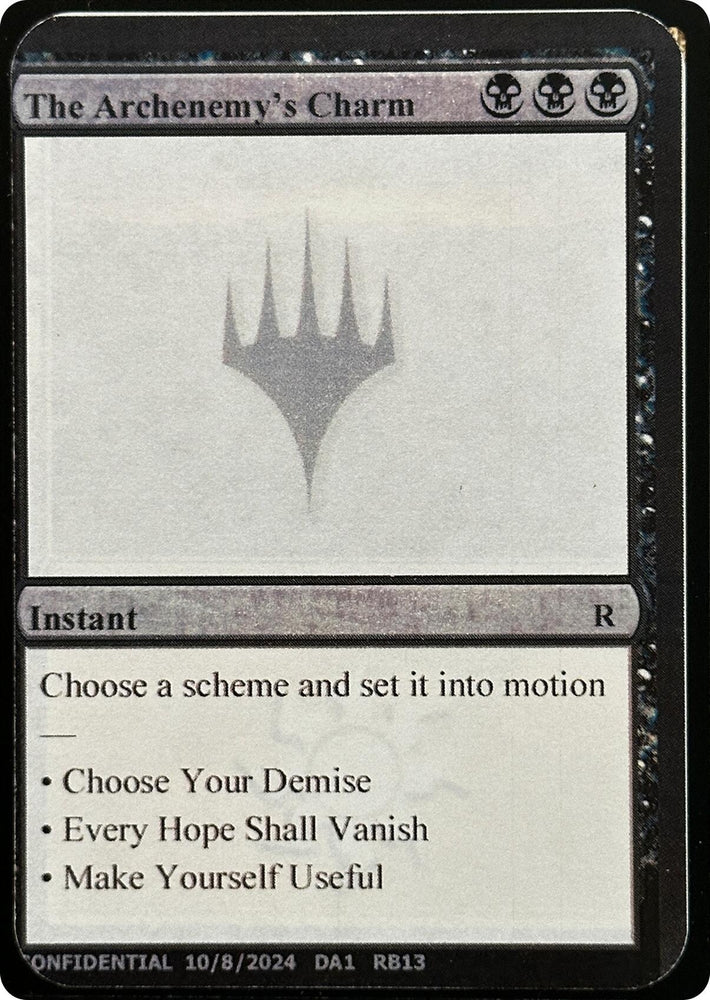 Image for The Archenemy's Charm - Magic: The Gathering