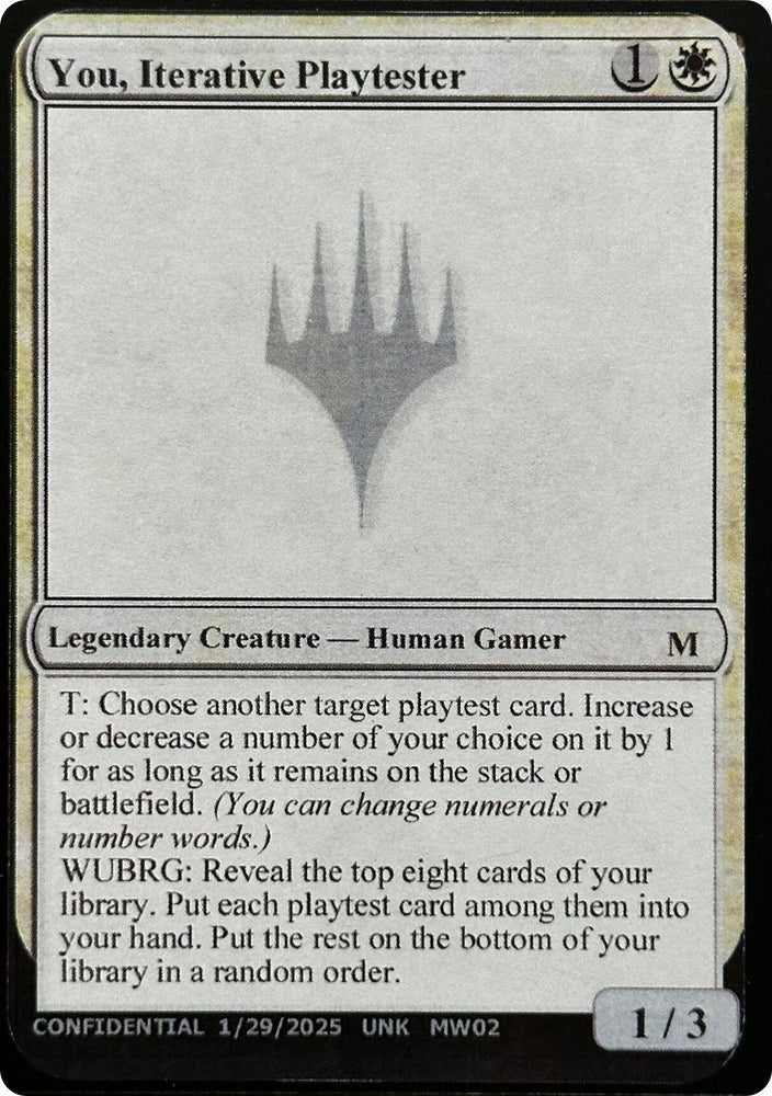 Image for You, Iterative Playtester - Magic: The Gathering