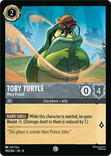 Image for Toby Turtle - Wary Friend (190/204) [Reign of Jafar] - Disney Lorcana