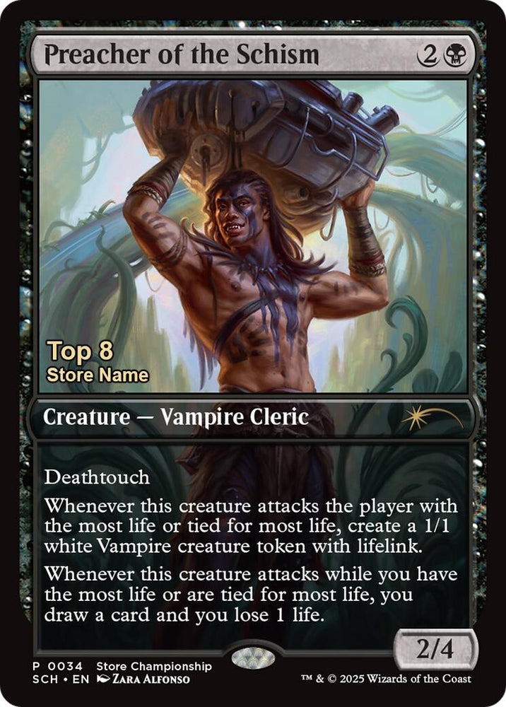 Image for Preacher of the Schism (Top 8) (34) - Magic: The Gathering