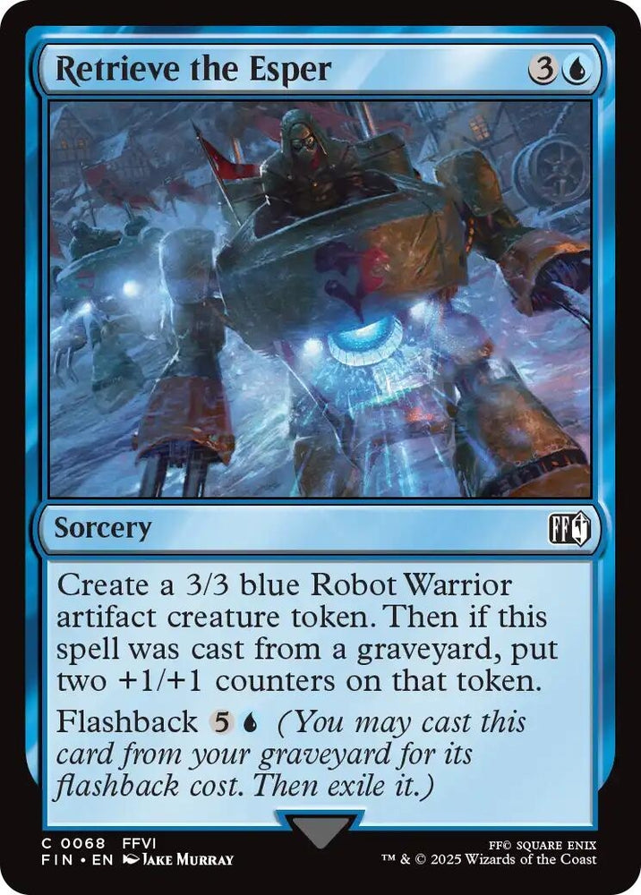 esper origins final fantasy mtg Retrieve the Esper (68) (FINAL FANTASY)