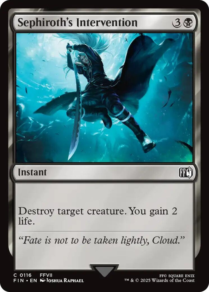 Image for Sephiroth's Intervention (116) (FINAL FANTASY) - Magic: The Gathering