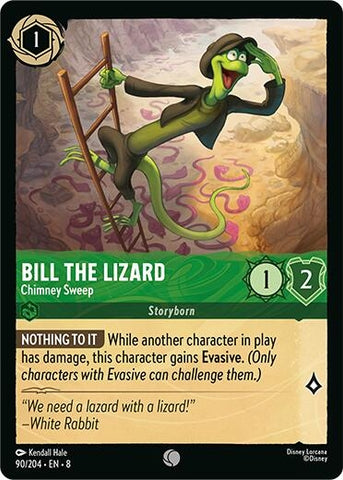 Image for Bill the Lizard - Chimney Sweep (90/204) [Reign of Jafar] - Disney Lorcana