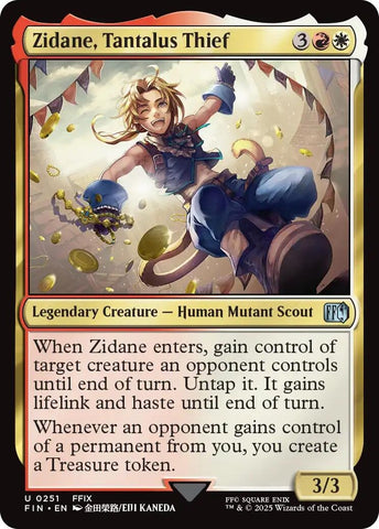 Image for Zidane, Tantalus Thief (251) (FINAL FANTASY) - Magic: The Gathering