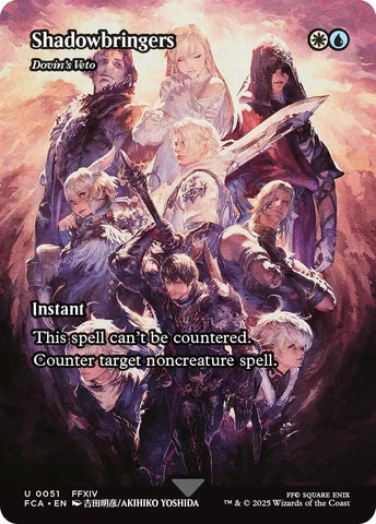 Image for Shadowbringers - Dovin's Veto (Showcase) (51) (FINAL FANTASY: Through the Ages) - Magic: The Gathering