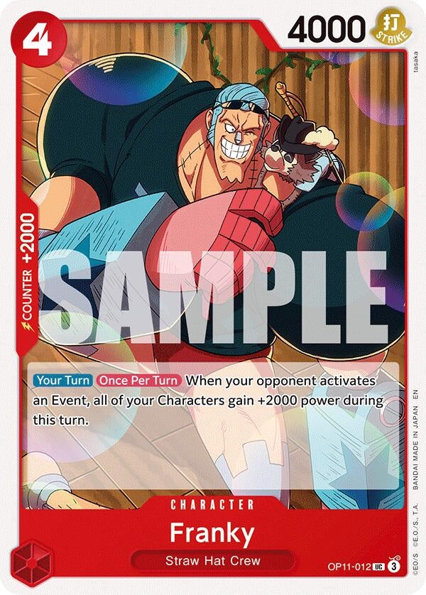 Franky (OP11-012) (A Fist of Divine Speed)