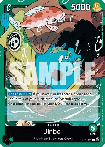 Jinbe (021) (OP11-021) (A Fist of Divine Speed)
