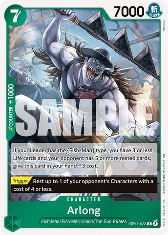 Arlong (OP11-023) (A Fist of Divine Speed)