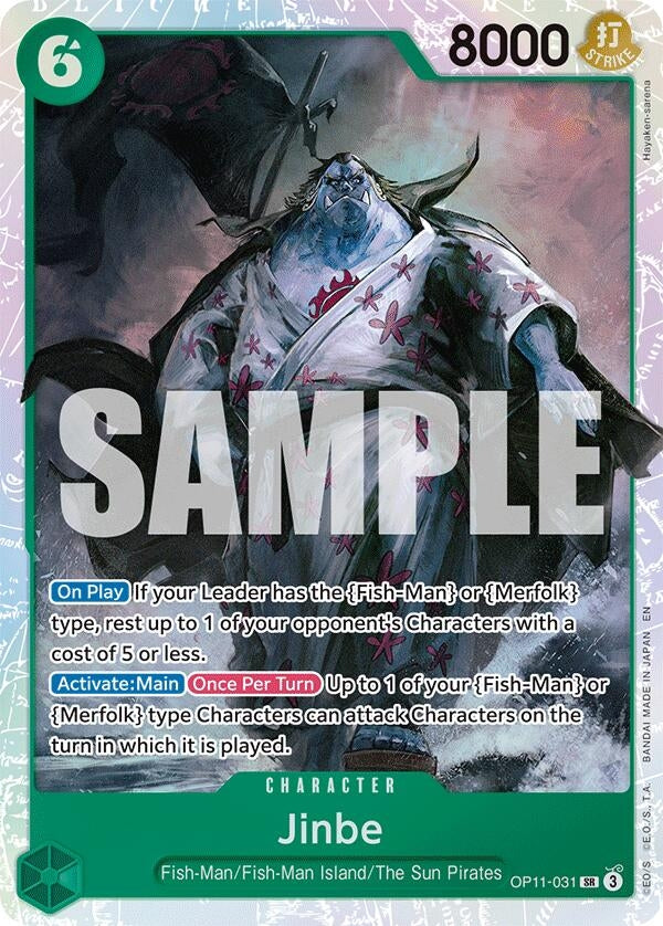 Jinbe (031) (OP11-031) (A Fist of Divine Speed)