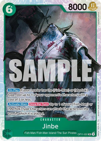 Jinbe (031) (OP11-031) (A Fist of Divine Speed)