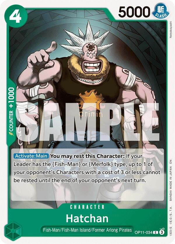 Hatchan (OP11-034) (A Fist of Divine Speed)