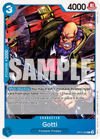 Gotti (OP11-050) (A Fist of Divine Speed)
