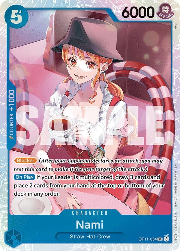 Nami (054) (OP11-054) (A Fist of Divine Speed)