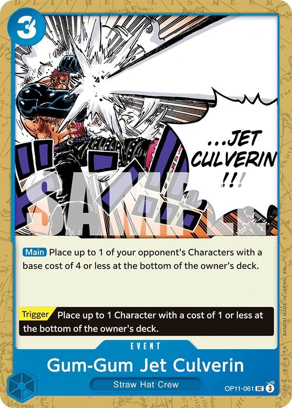 Gum-Gum Jet Culverin (OP11-061) (A Fist of Divine Speed)