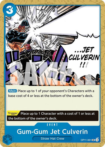 Gum-Gum Jet Culverin (OP11-061) (A Fist of Divine Speed)