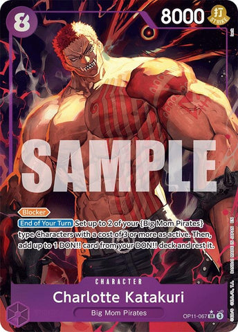 Charlotte Katakuri (067) (Alternate Art) (OP11-067) (A Fist of Divine Speed)