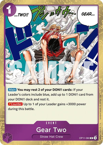 Gear Two (OP11-080) (A Fist of Divine Speed)