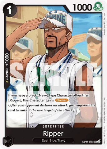 Image for Ripper (OP11-096) (A Fist of Divine Speed) - One Piece Card Game