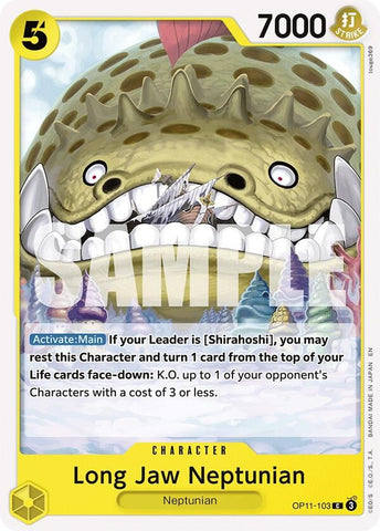 Long-Jaw Neptunian (OP11-103) (A Fist of Divine Speed)