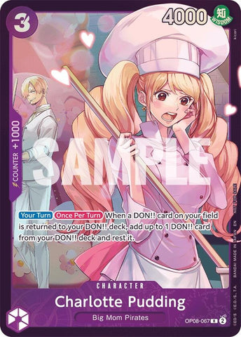 Charlotte Pudding (Store Treasure Cup 2025) (OP08-067) (One Piece Promotion Cards)