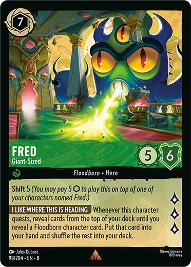 Image for Fred - Giant-Sized (98/204) [Reign of Jafar] - Disney Lorcana