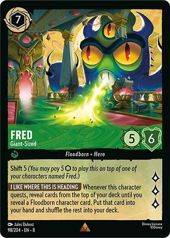 Image for Fred - Giant-Sized (98/204) [Reign of Jafar] - Disney Lorcana