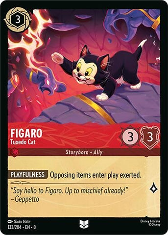 Image for Figaro - Tuxedo Cat (133/204) [Reign of Jafar] - Disney Lorcana