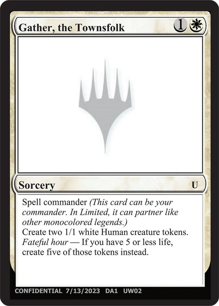 Image for Gather, the Townsfolk - Magic: The Gathering