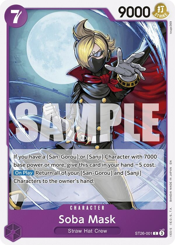 Image for Soba Mask (ST26-001) - One Piece Card Game